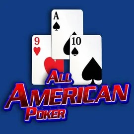 All American Poker slot visual from RTG (Reel Time Gaming) available on totalcasinos.nl