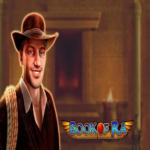 Book of Ra by Greentube, showcased at totalcasinos.nl – game logo