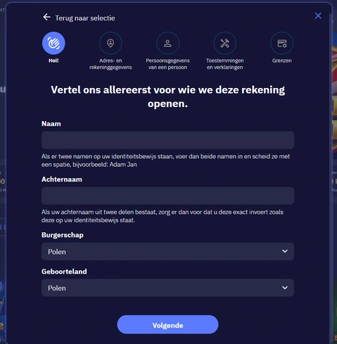 Total Casino sign up